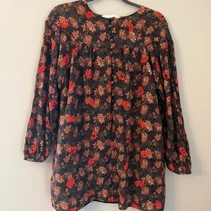 zara embroidered tunic